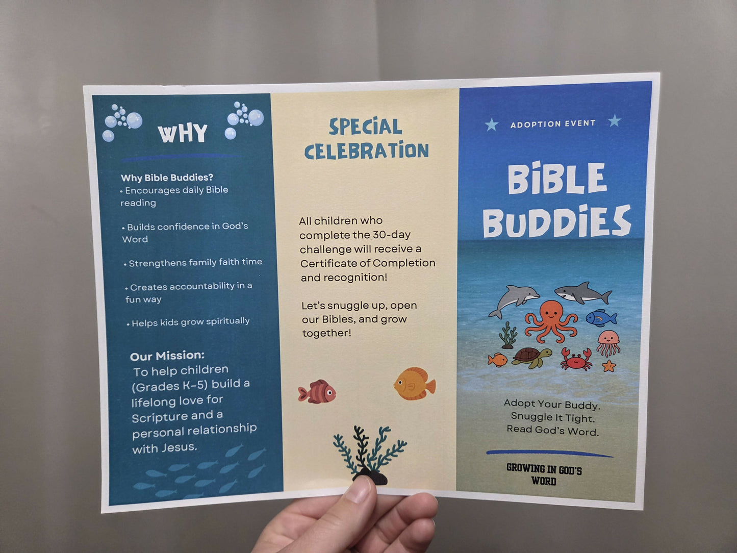 🦈 Bible Buddies 30-Day Scripture Reading Plan Event Sea🌊