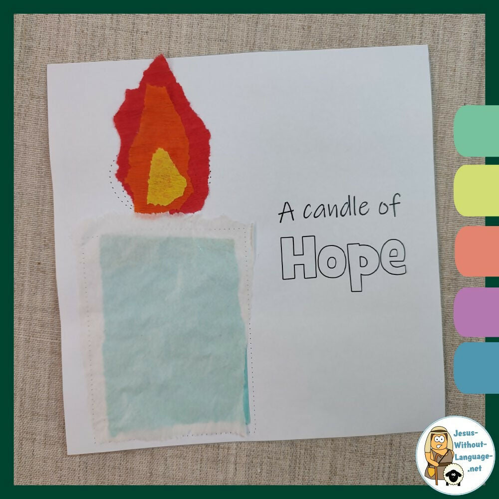 Jeremiah 33 - Advent Candles 1 - Hope - Ministry lesson with Bible crafts