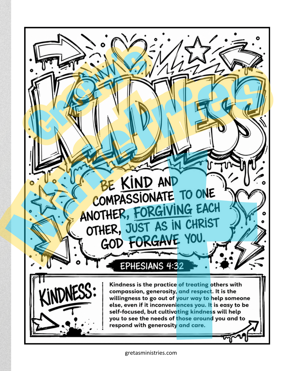 Fruit of the Spirit | Teen Coloring Pages | Bible Verse | Galatians 5:22–23