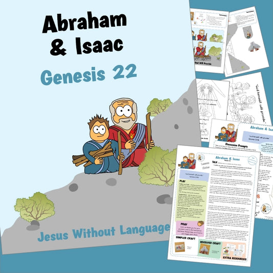 Genesis 22 - Abraham and Isaac | Ministry lesson, Bible crafts, Games