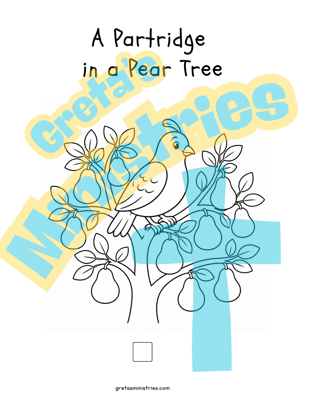 The 12 Days of Christmas – Preschool Coloring, Counting & Number Practice