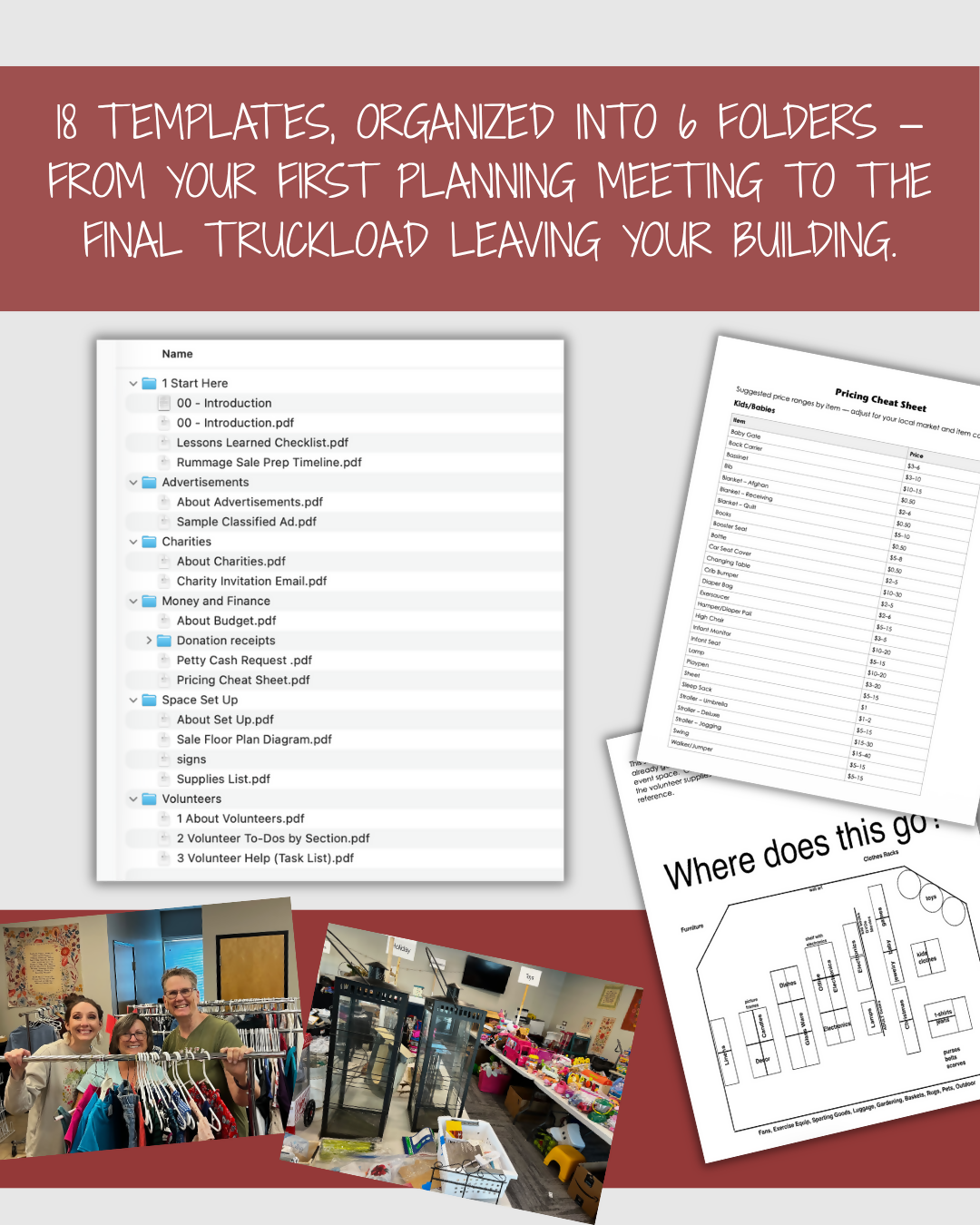 Complete Church Rummage Sale Planning Toolkit