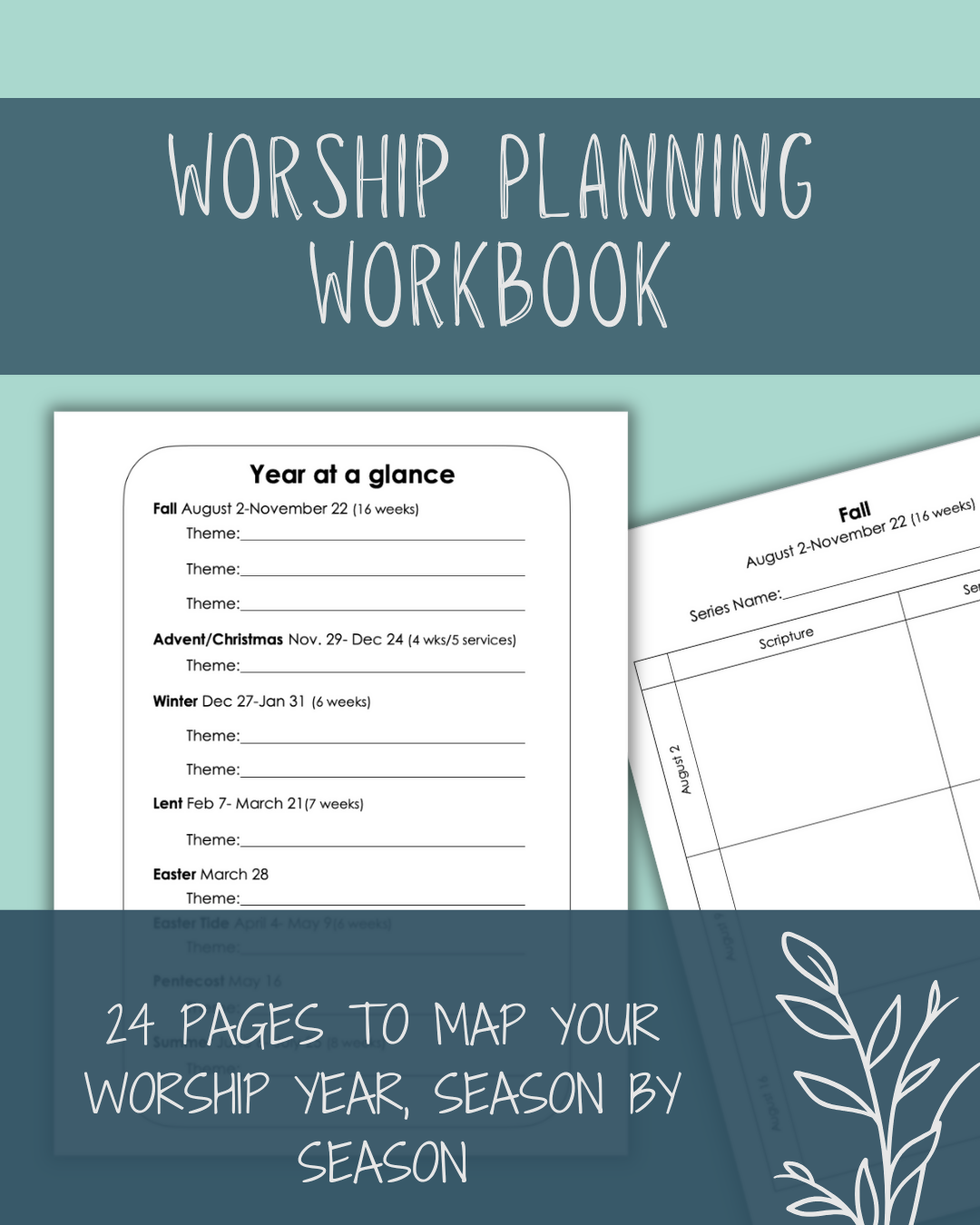 Worship Planning Workbook