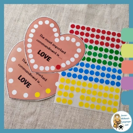 The Greatest Commandment (Matthew 22) 2 quiet crafts