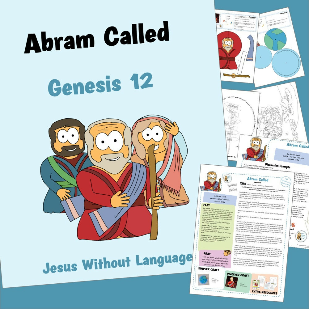 Genesis 12 - Abram Called | Ministry lesson, Bible crafts, Games