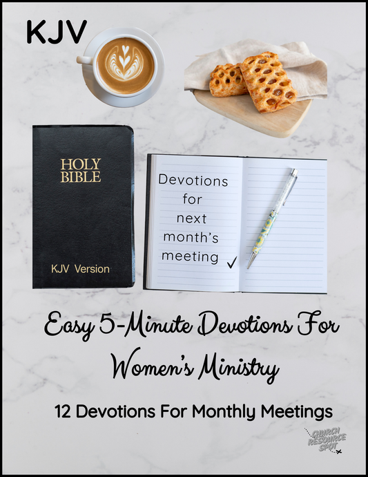 Easy 5-Minute Devotions For Women's Ministry KJV