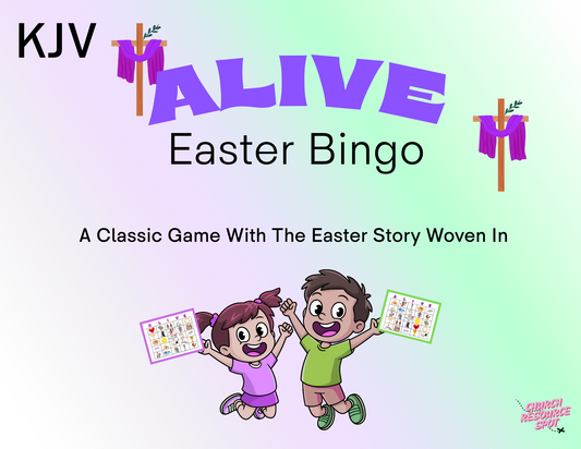 Alive Easter Bingo - KJV