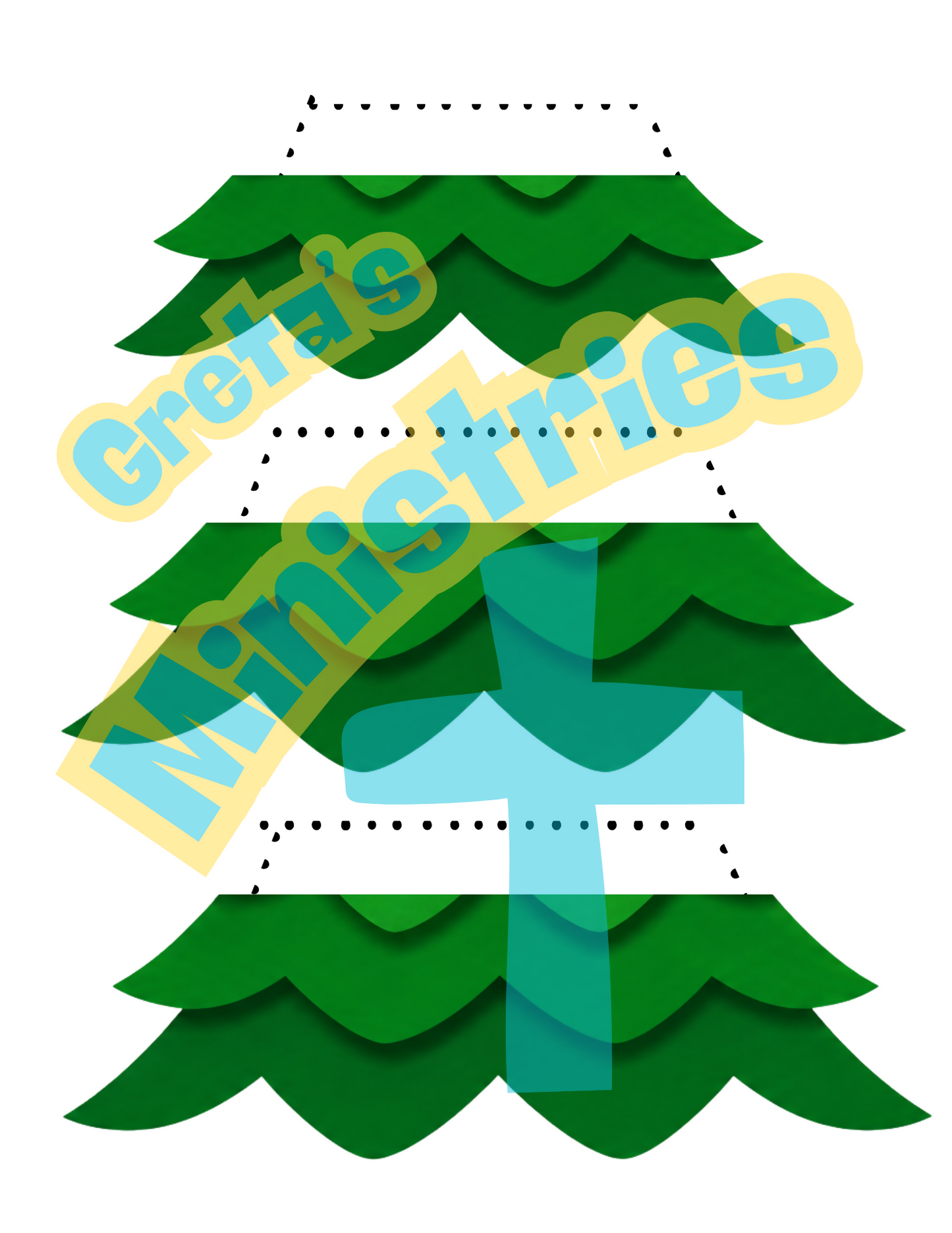 Christmas Tree 3D Craft & Activity Pack | Preschool–1st Grade