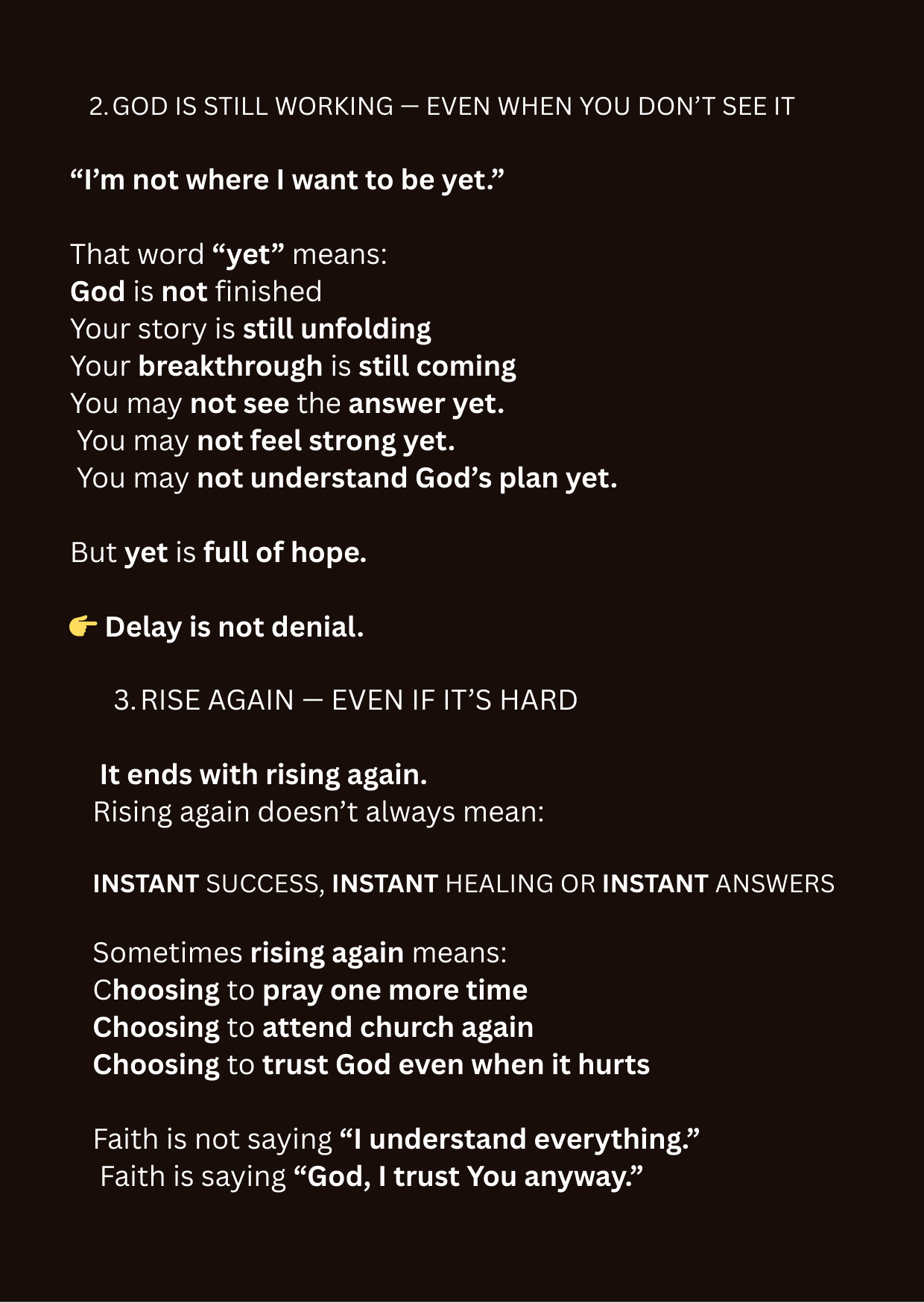 Don't Give Up Yet! Even If You Fall, Rise Again