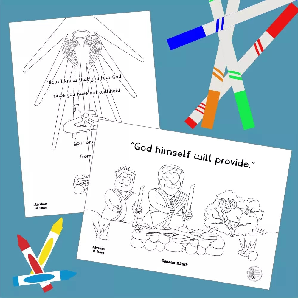 Genesis 22 - Abraham and Isaac | Ministry lesson, Bible crafts, Games