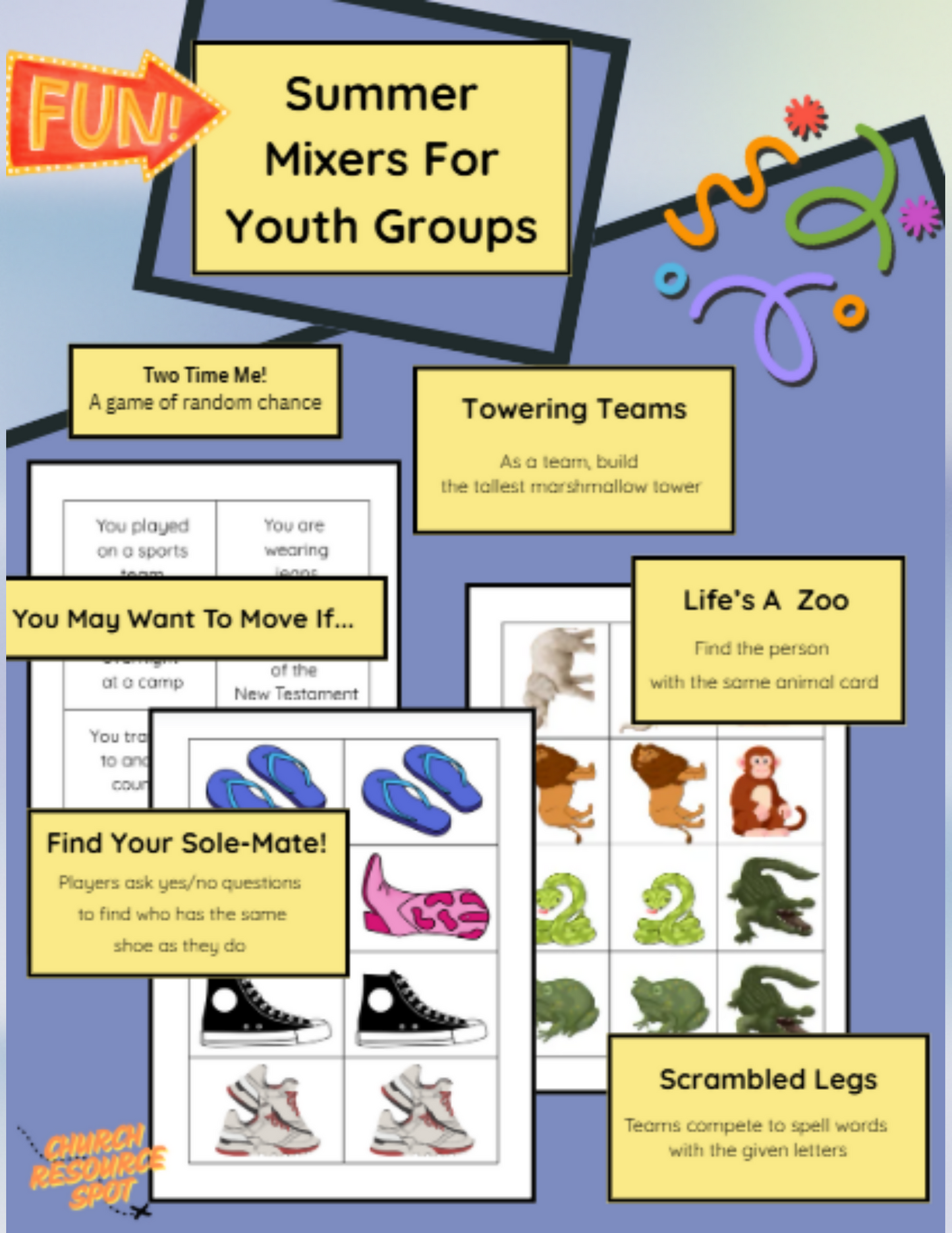 Summer Mixers For Youth Groups KJV