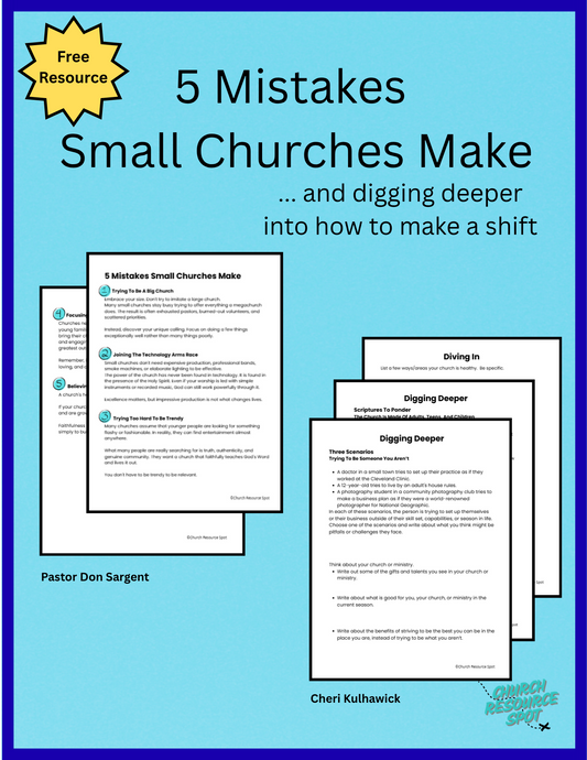 5 Mistakes Small Churches Make