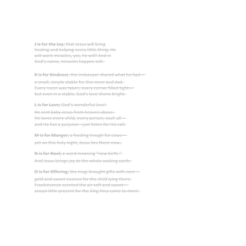 The ABC's of Christmas- Lesson or Presentation