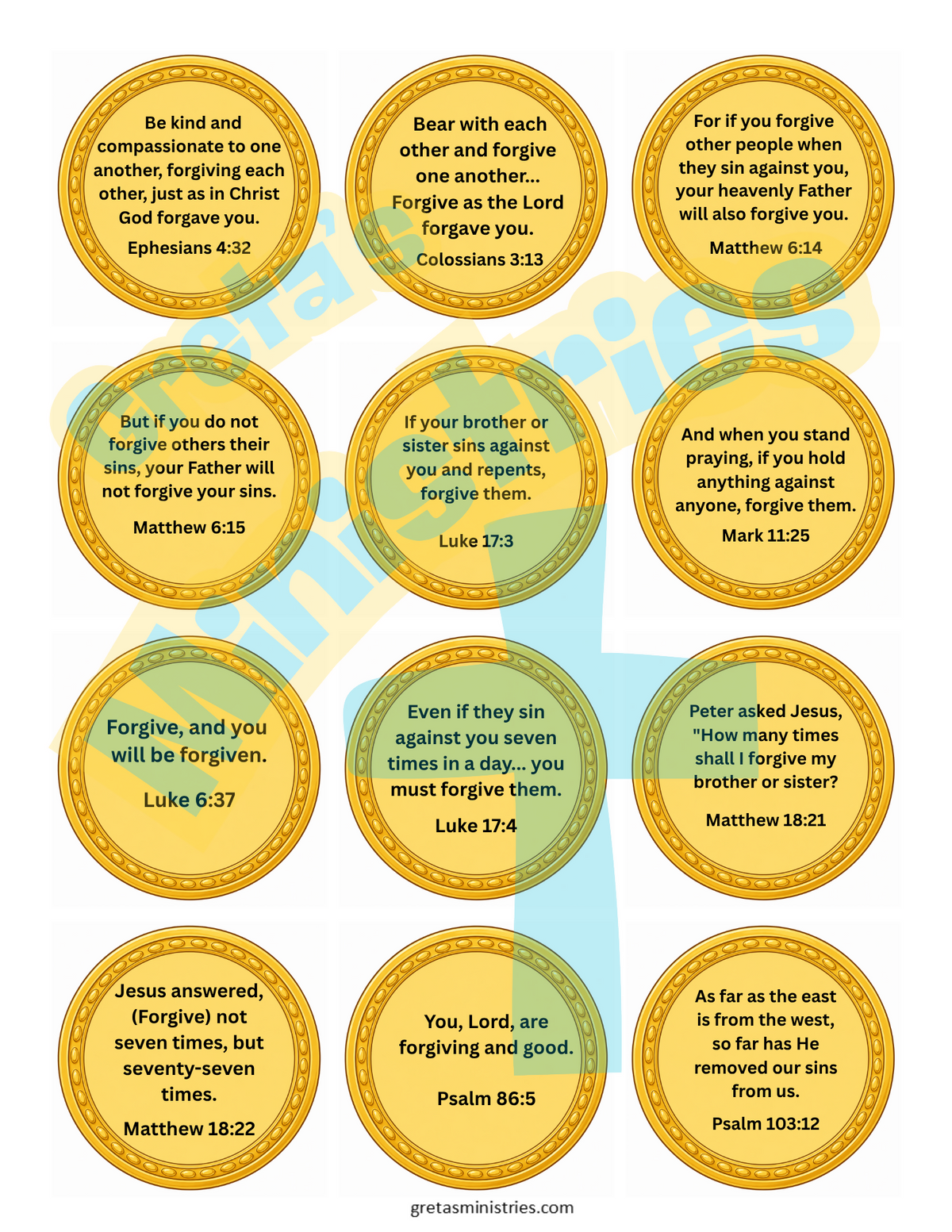 Parable Unforgiving Servant | Sunday School Lesson Plan | Forgive & Give GAME!