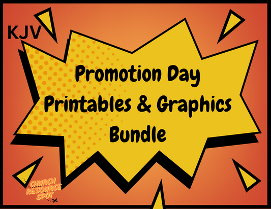 Promotion Day Printables And Graphics Bundle KJV