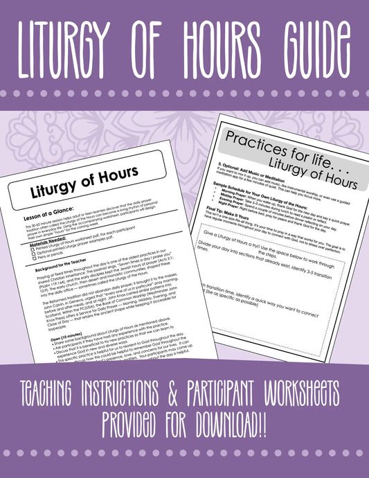 "Liturgy of Hours" Lesson