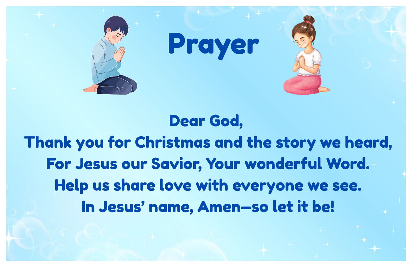 The ABC's of Christmas - PowerPoint only, goes with the lesson by the same name