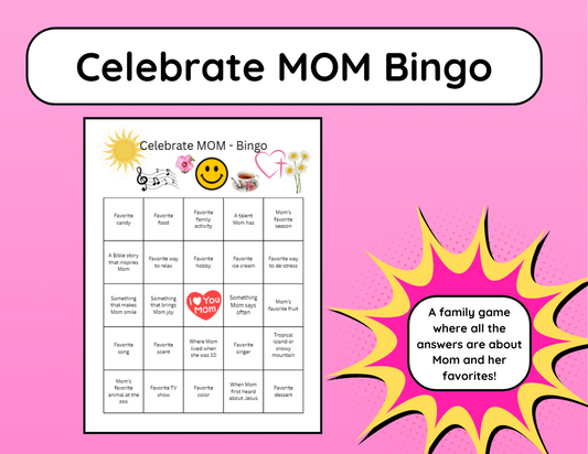 Celebrate Mom Bingo