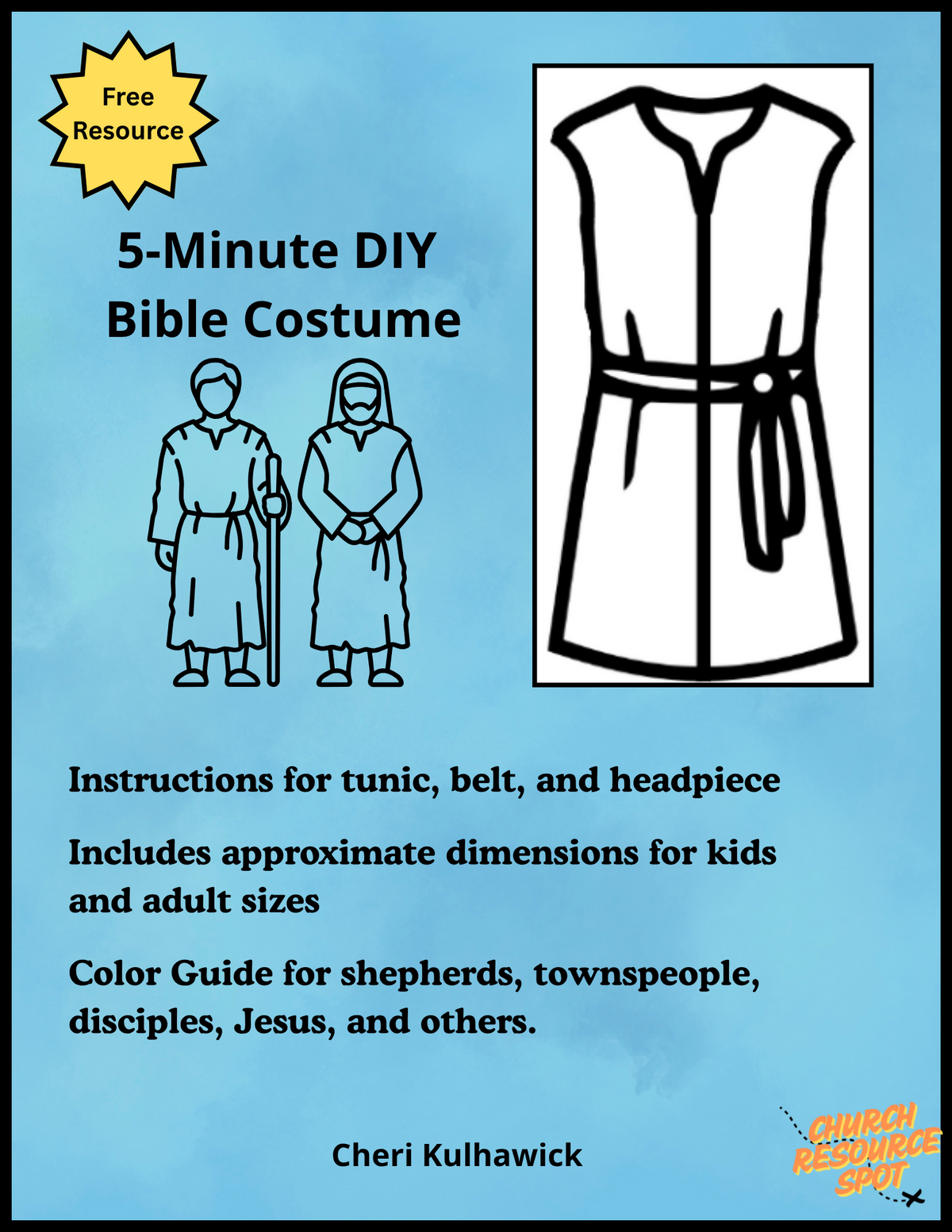 5-Minute DIY Bible Costume