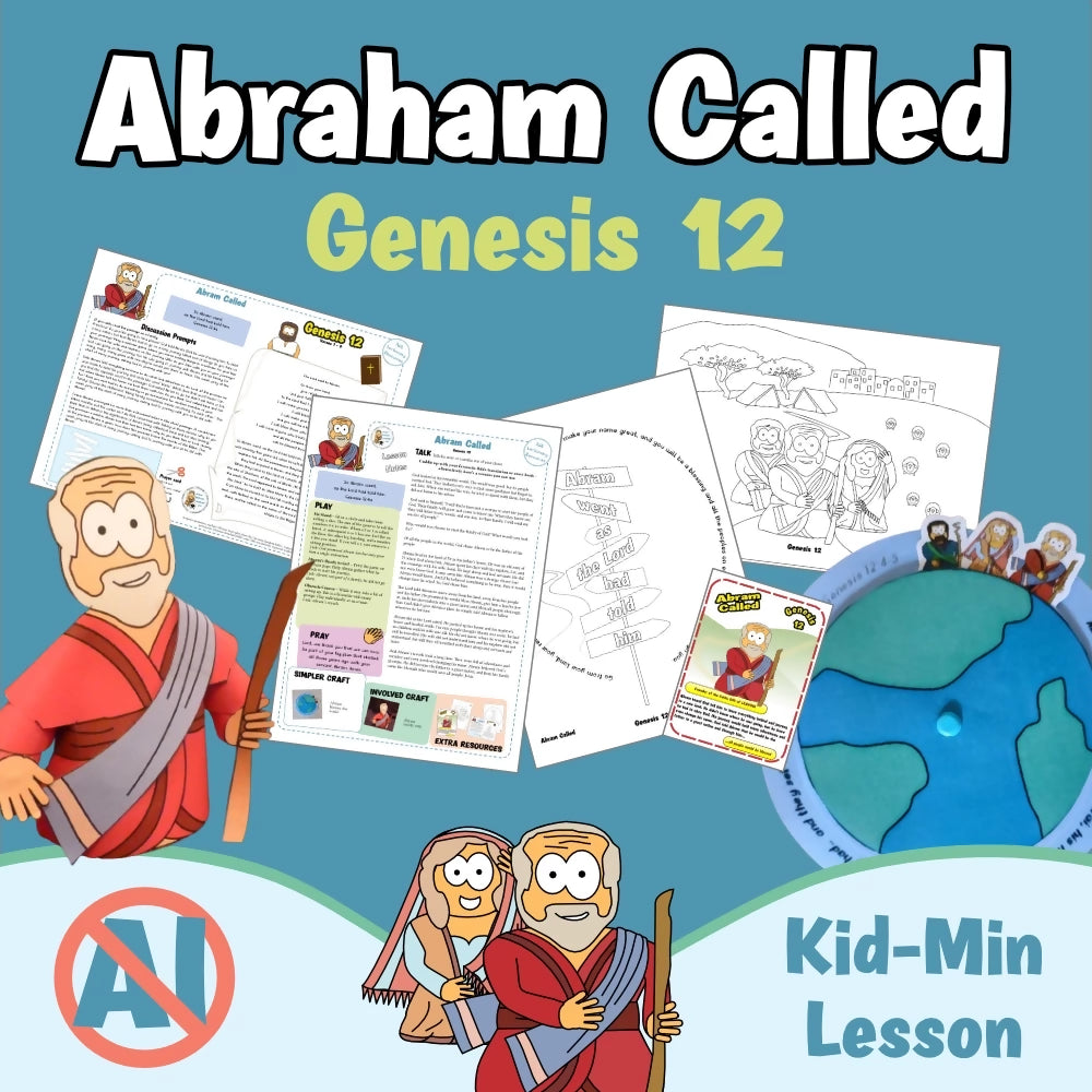 Genesis 12 - Abram Called | Ministry lesson, Bible crafts, Games