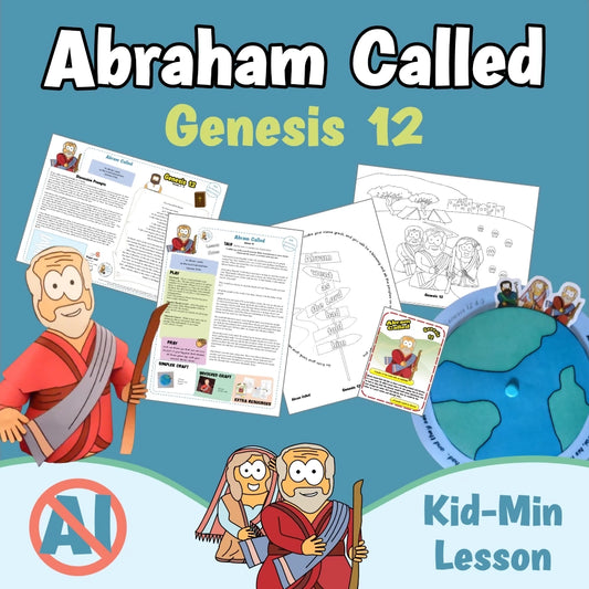 Genesis 12 - Abram Called | Ministry lesson, Bible crafts, Games