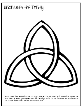Union with the Trinity- Reflective Coloring & Doodle Page
